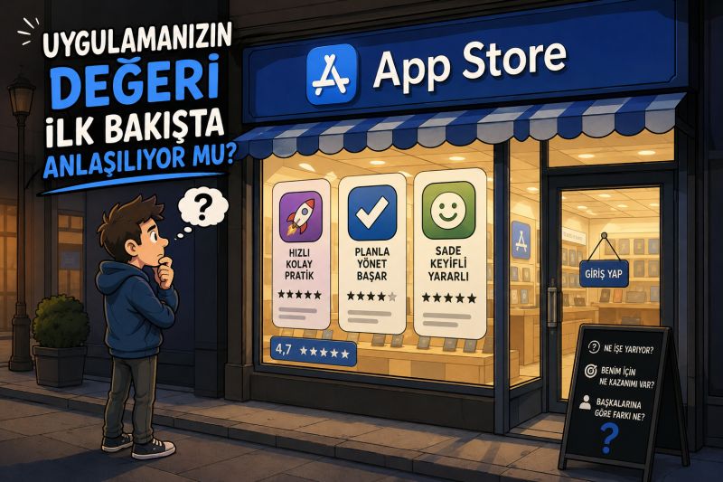 App Store ve Google Play screenshot optimization ile mobil uygulama ekran görüntülerinin dönüşüm odaklı optimizasyonu