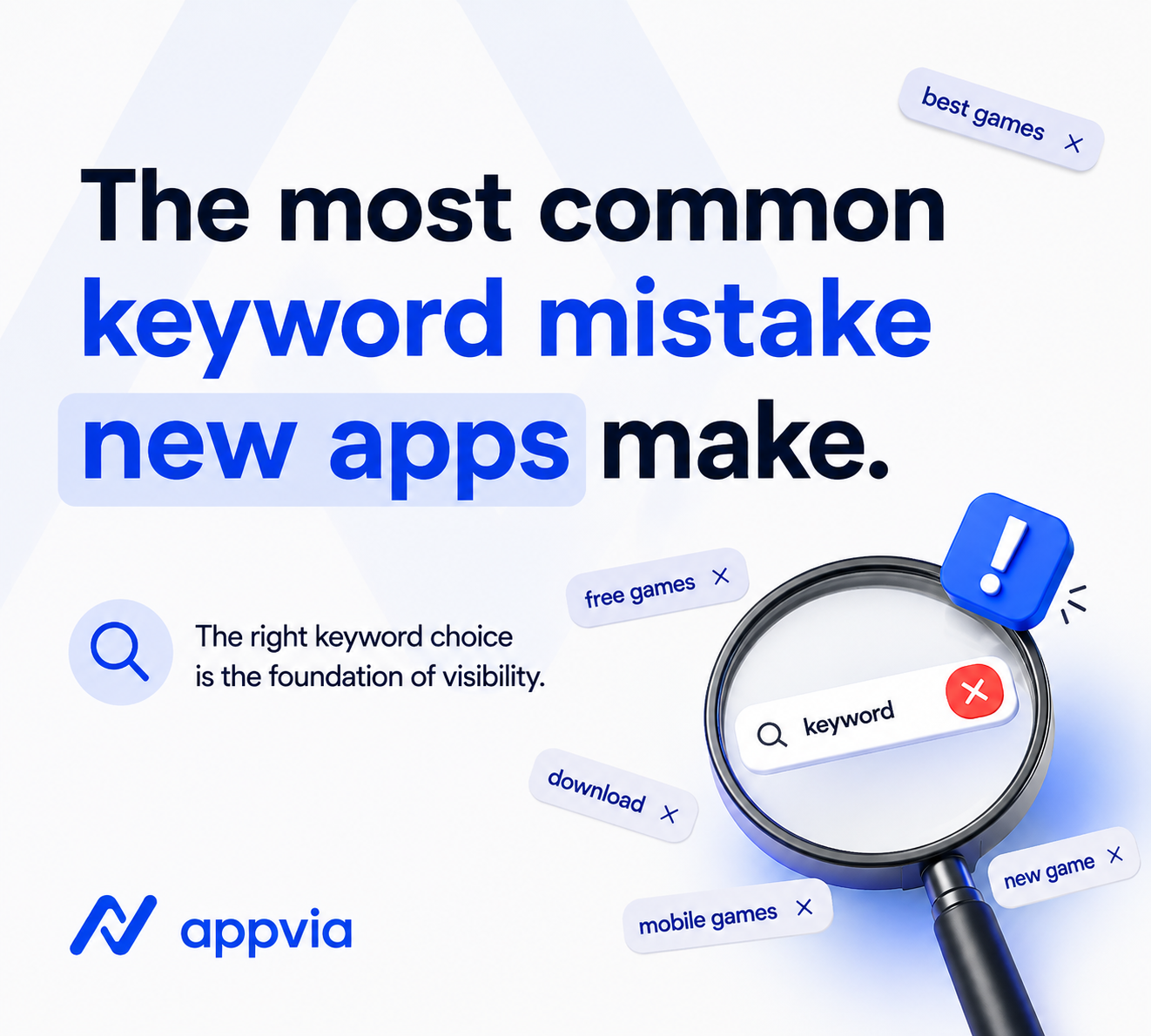 Most common ASO keyword optimization mistakes and solutions for new mobile apps